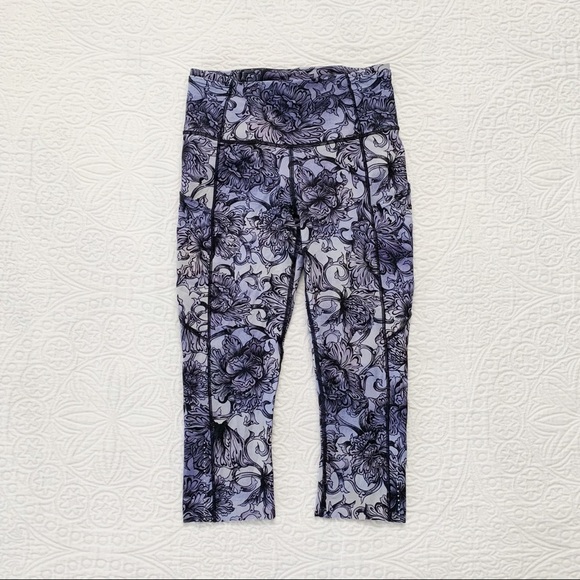 Lululemon‎ F&F Crop II Leggings (19" Inseam), Hanakotoba Starlight - Picture 6 of 8